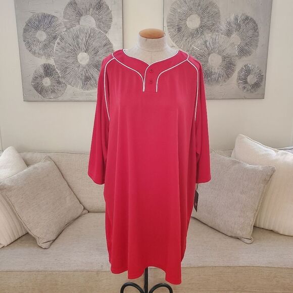 New Balance 2 Button Baseball Jersey sz 4XL - Picture 4 of 13